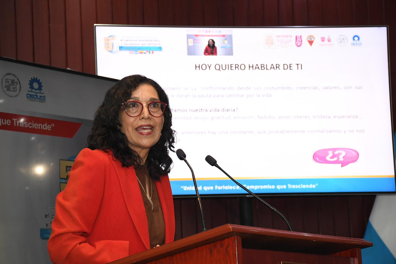 5° Congreso Internacional para Personal Administrativo y Secretarial del SNTISSSTE, Inauguración, Día 2